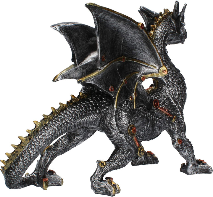 Nemesis Now Dracus Machina Figur 29 cm Silber