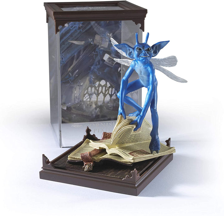 The Noble Collection – Magical Creatures Cornish Pixie – handbemalte magische Kreatur Nr. 15 – offiziell lizenzierte Harry Potter Toys Sammelfiguren