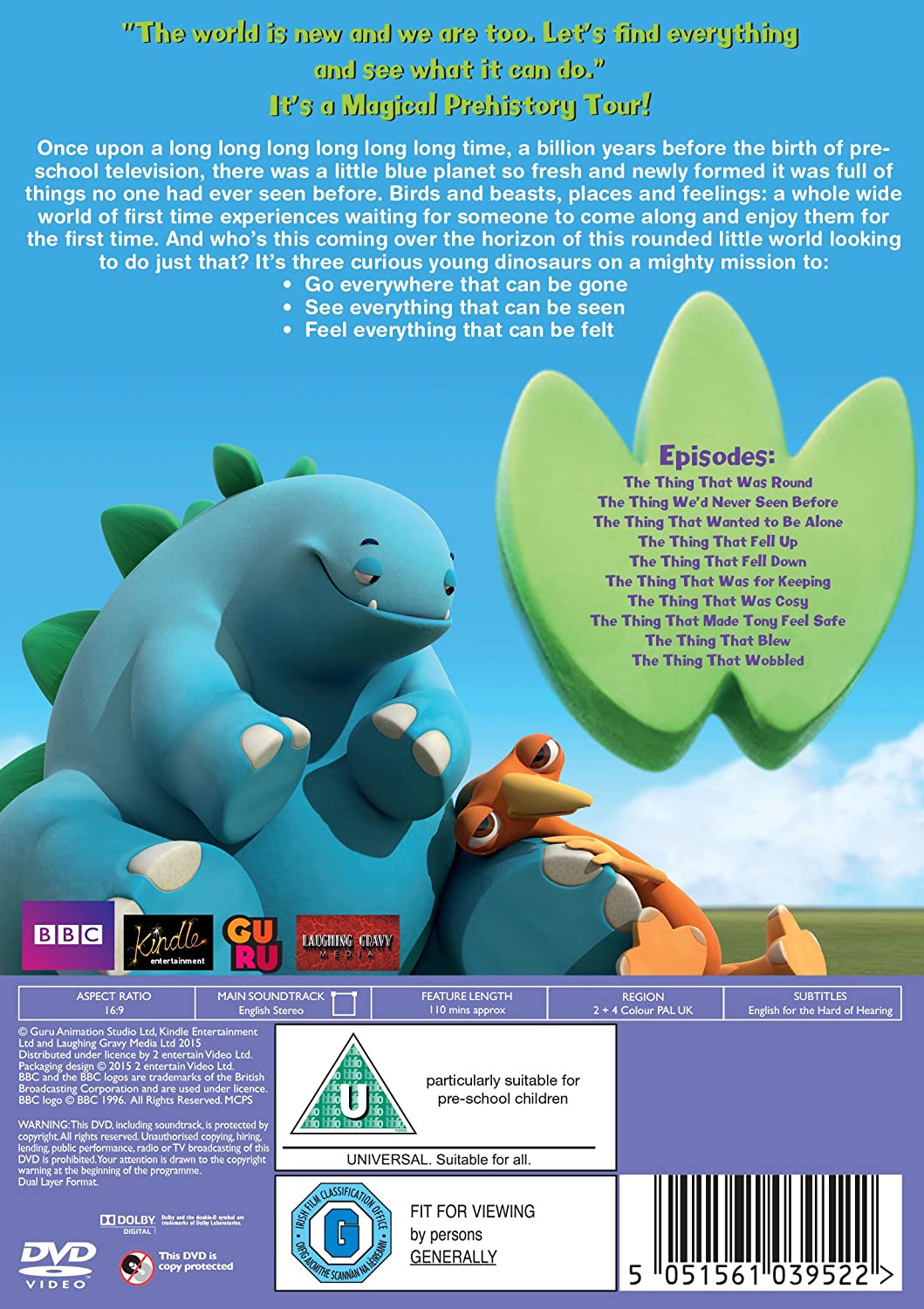 Dinopaws – Das Ding, das rund war und andere Geschichten – Animation [DVD]