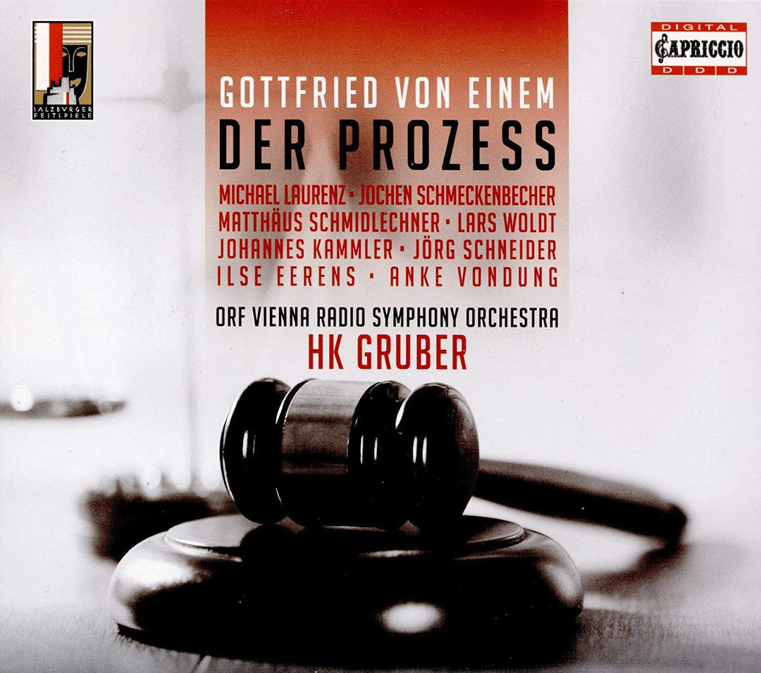 Von Einem: Der Prozess [Michael Laurenz; Jochen Schmeckenbecher; Matthus Schmidlechner] [Capriccio: C5358] [Audio CD]