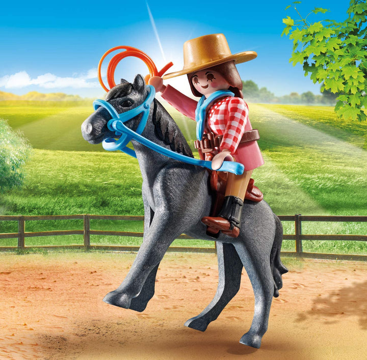 Playmobil 70602 Special Plus Western-Reitpferd, Mehrfarbig, Einheitsgröße