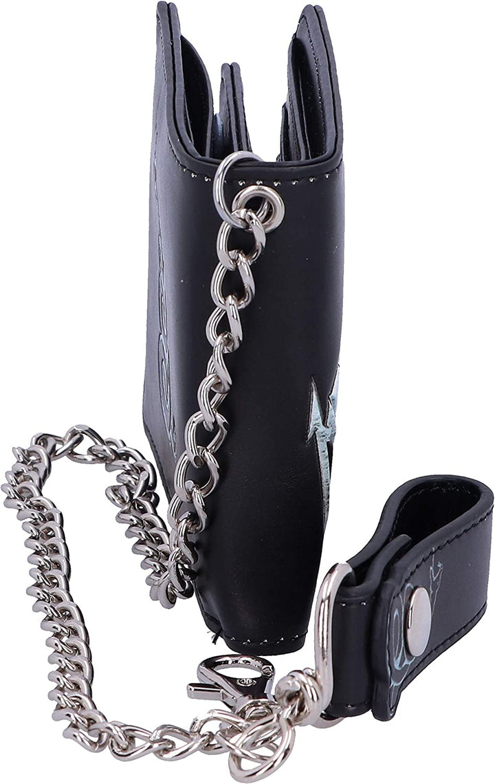 Nemesis Now Offiziell lizenzierte Metallica Black Album-Geldbörse mit Kette, Kunstleder, 11 cm