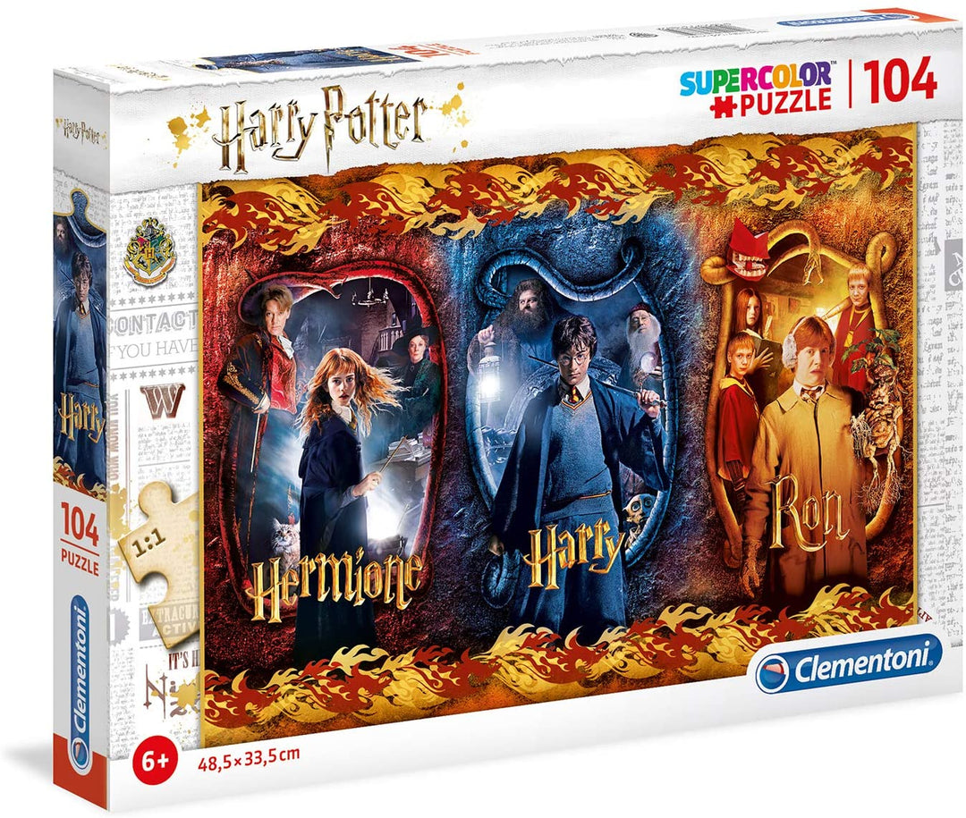 Clementoni 61885 Puzzle Harry Potter 104 Teile, Puzzle für Kinder