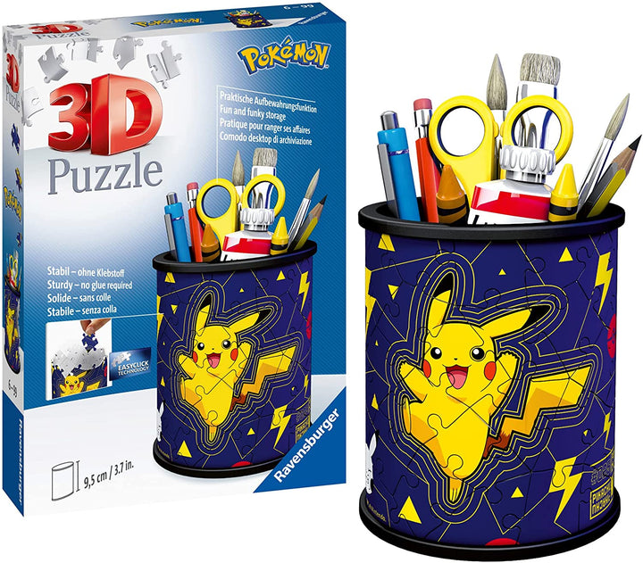 Ravensburger Pokémon Pencil Holder: 54 Piece 3D Jigsaw Puzzle