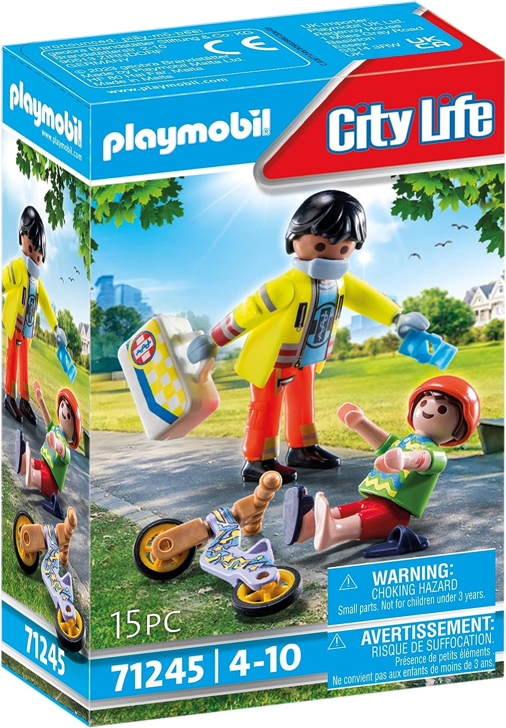 Playmobil SECOURISTE AVEC ENFANT