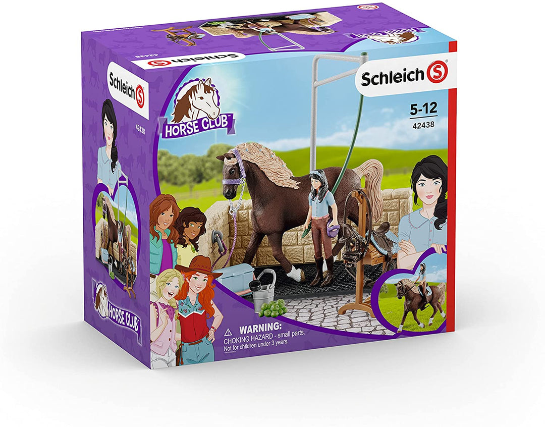 Schleich Horse Club 42438 Waschplatz mit Horse Club Emily &amp; Luna