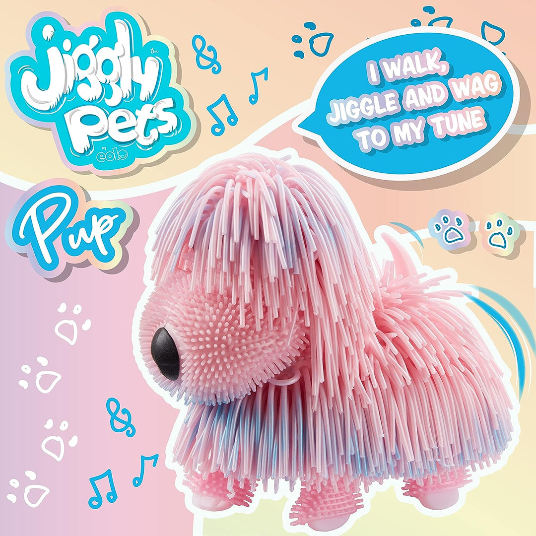 eolo sport hk WD188-PIP Jiggly Pets Welpe, perlmuttrosa Welpe