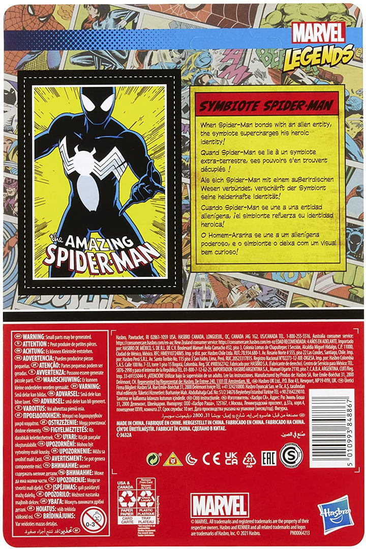 Hasbro Mvl Legends Recollect Retro 23 (Symbiote Spider-Man) Merchandising