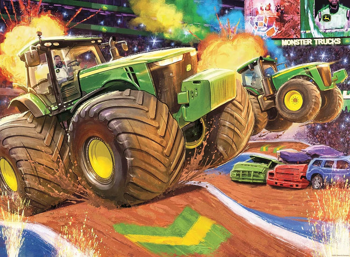 Ravensburger John Deere Big Wheels 100-teiliges Puzzle für Kinder ab 6 Jahren