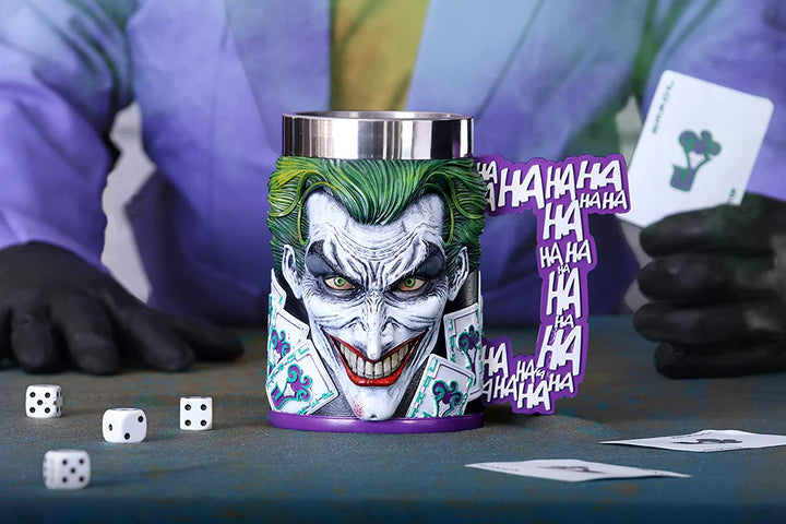 Nemesis Now offiziell lizenzierter The Joker Krug, Lila, 15,5 cm, Harz