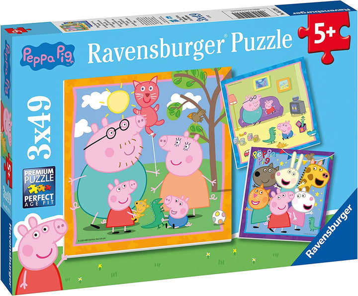 Ravensburger 5579 Peppa Pig 3x49