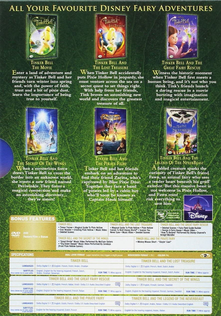 Die Tinker Bell Collection – Familie/Fantasy [DVD]