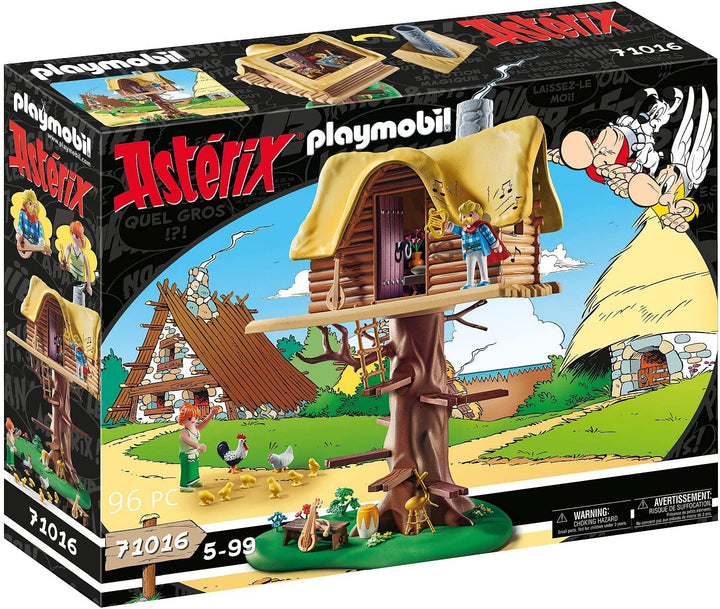 PLAYMOBIL Asterix 71016 Cacofonix mit Baumhaus, Spielzeug für Kinder ab 5 Jahren