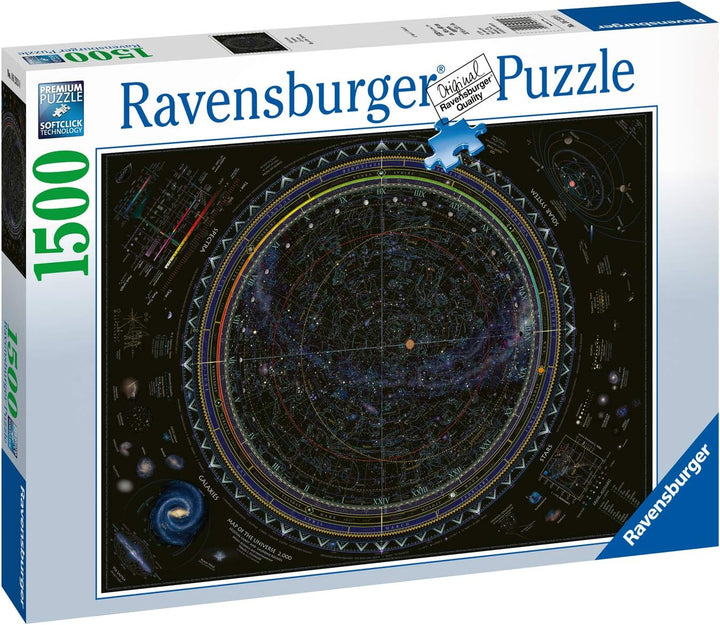 Ravensburger Map of the Universe 1500 Piece Jigsaw Puzzle for Adults & for Kids