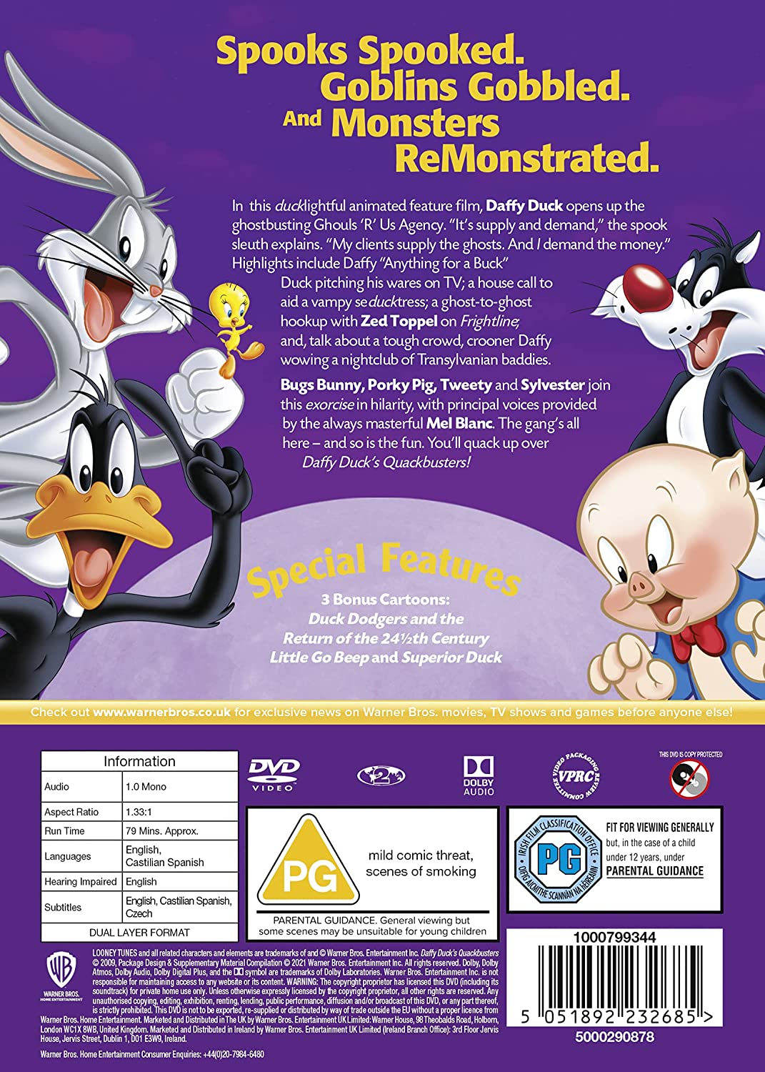 Daffy Ducks Quackbusters [1988] – [DVD]