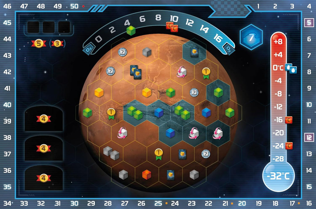 Stronghold Games | Terraforming Mars: The Dice Game | Board Game | Ages 14+ | 1-4 Players | 45 Minutes Playing Time