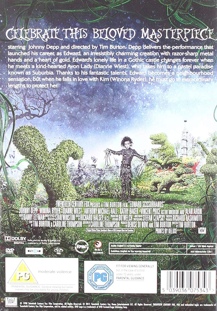 Edward mit den Scherenhänden – Fantasy/Romanze [1990] [DVD]