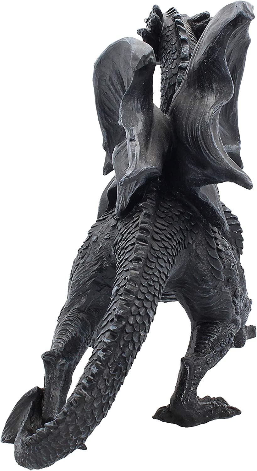Nemesis Now D1242D5 Drachenwächter-Figur, 28,5 cm, Schwarz