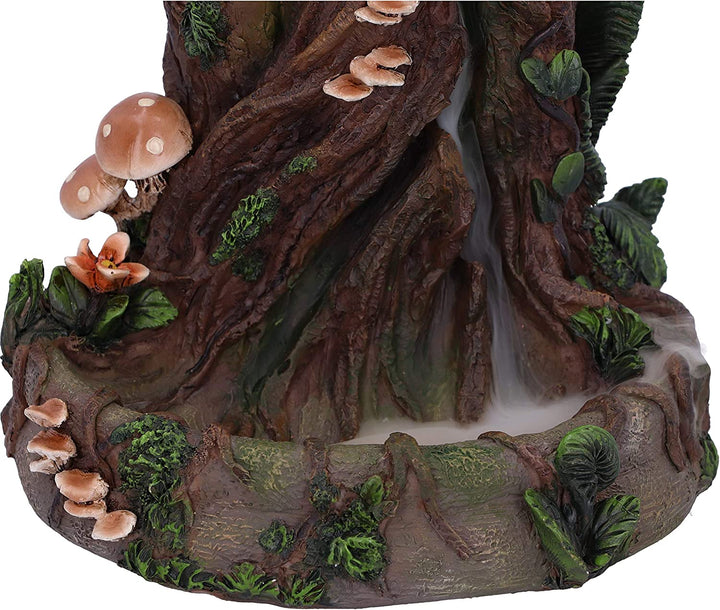 Lady Earth Female Tree Spirit Natürlicher Rückfluss-Räuchergefäß