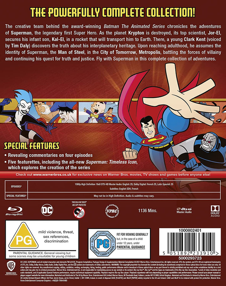 Superman: Die Zeichentrickserie [1996] [Region Free] [Blu-ray]