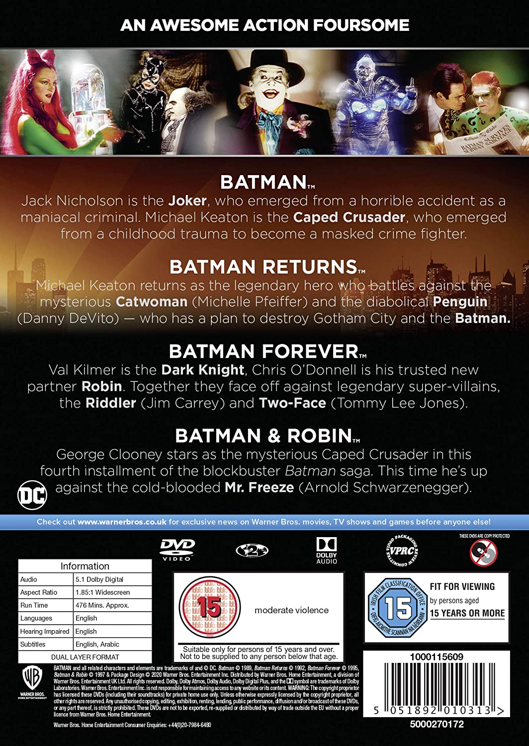 Batman: Die Film-Anthologie 1989-1997