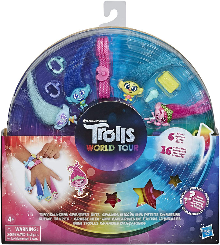 DreamWorks Trolls World Tour Tiny Dancers Greatest Hits 6 Sammlerfiguren