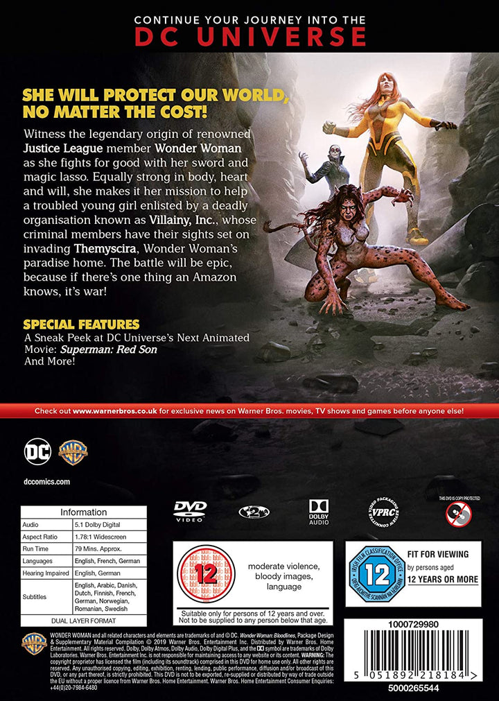 Wonder Woman: Bloodlines – Animation [DVD]