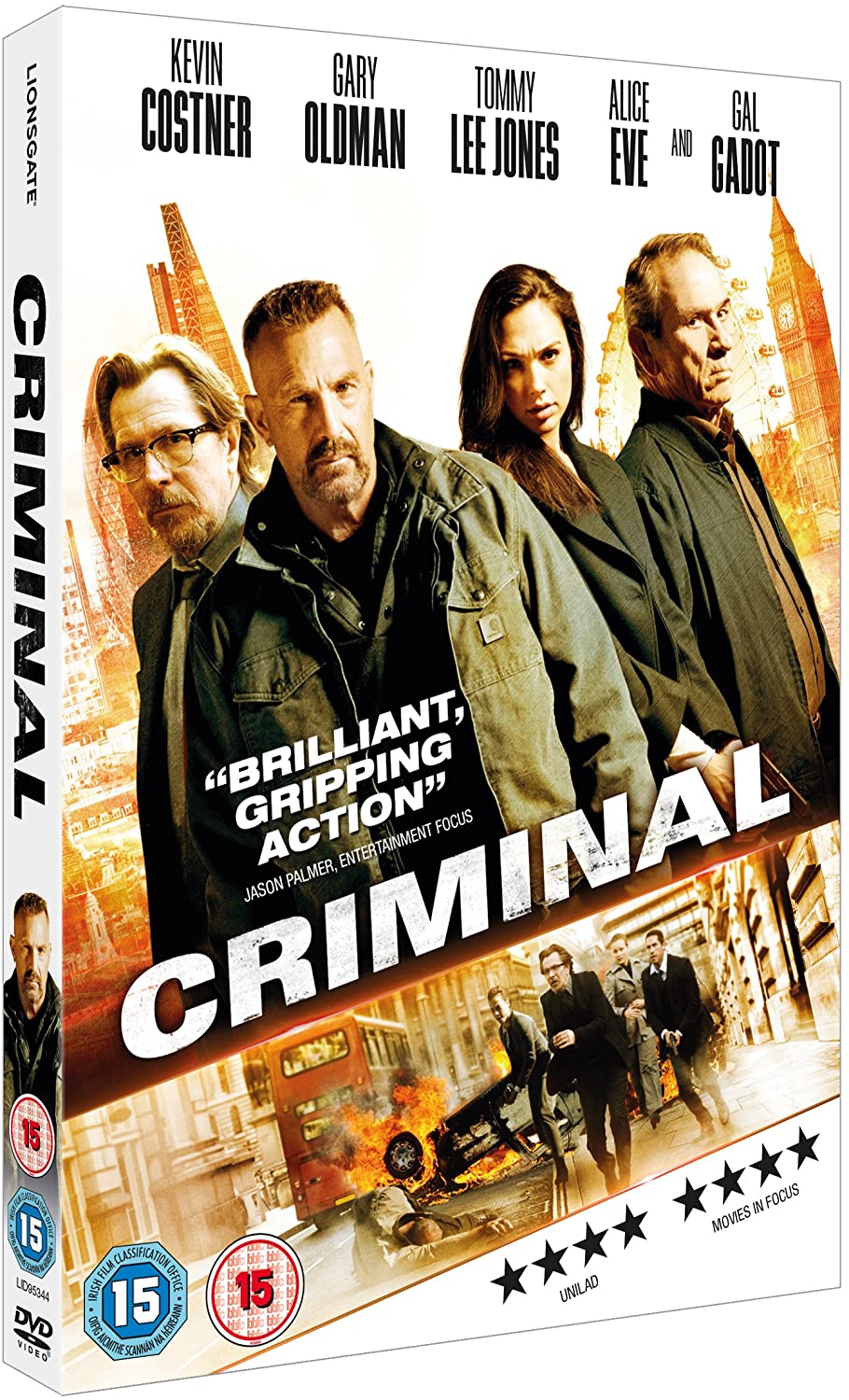 Criminal (2016) - Action Thriller [DVD]