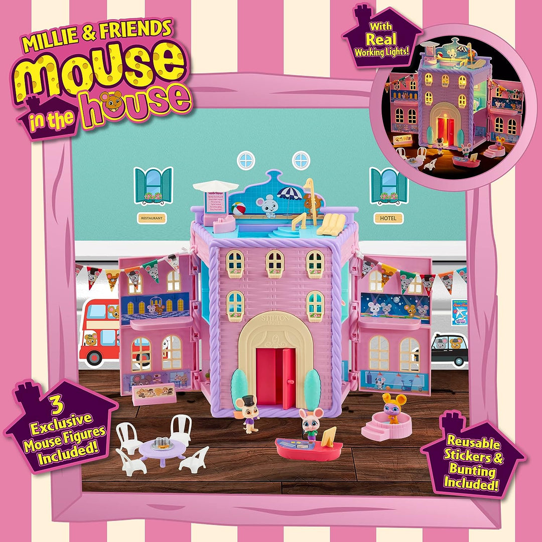 Charakteroptionen 7396 Millie &amp; Friends Maus im House Stilton Hamper Hotel