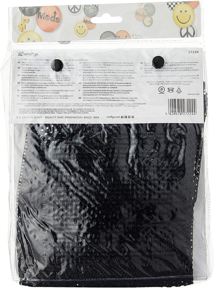 Smiffys Damen Mesh-Weste, Schwarz, Einheitsgröße, 27224 (US)