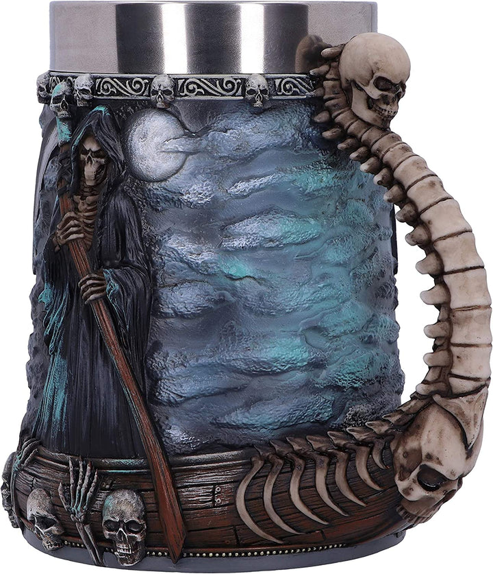 Nemesis Now River Styx Grim Reaper Krug, Blau, 17,5 cm