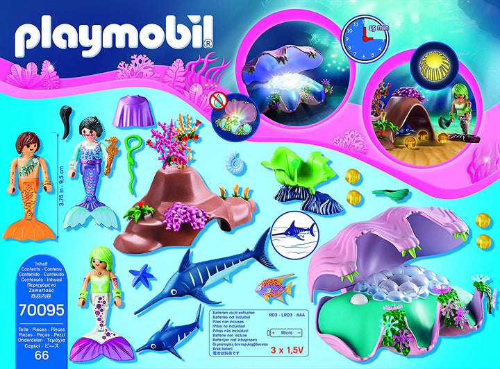 Playmobil 70095 Magic Mermaids Pearl Nachtlicht mit LED-Farbwechsel