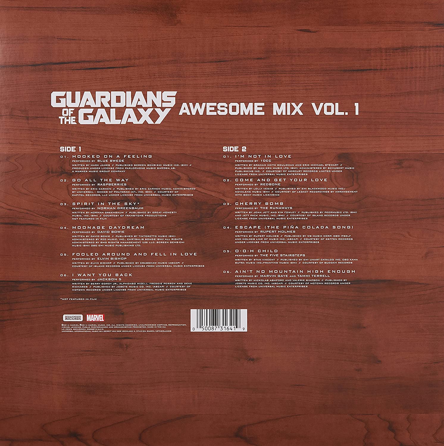 Guardians of the Galaxy: Awesome Mix Vol. 1 - Limited Edition Vinyl Soundtrack