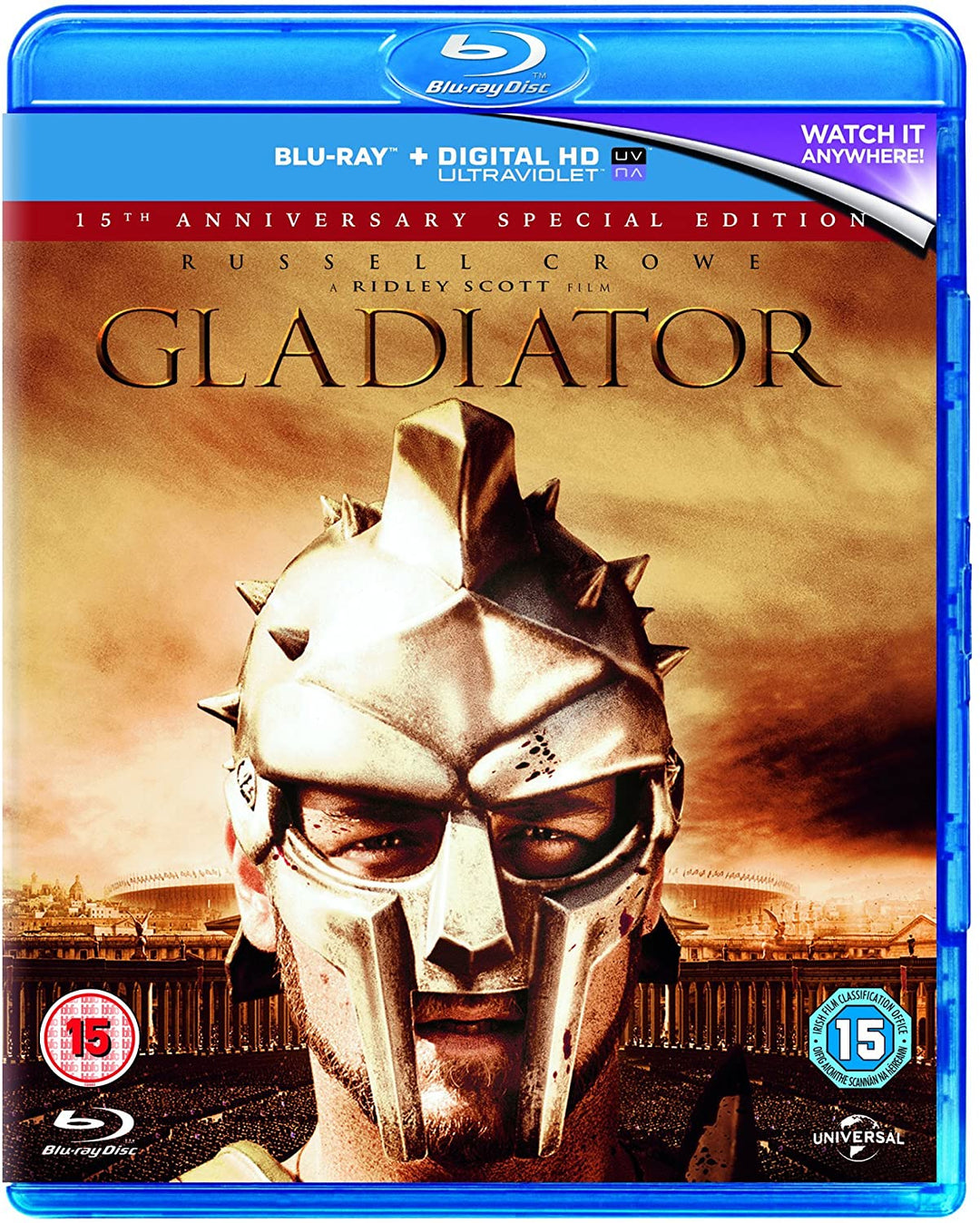 Gladiator UV Copy] [2000] [Region Free] – Action/Abenteuer [Blu-ray]
