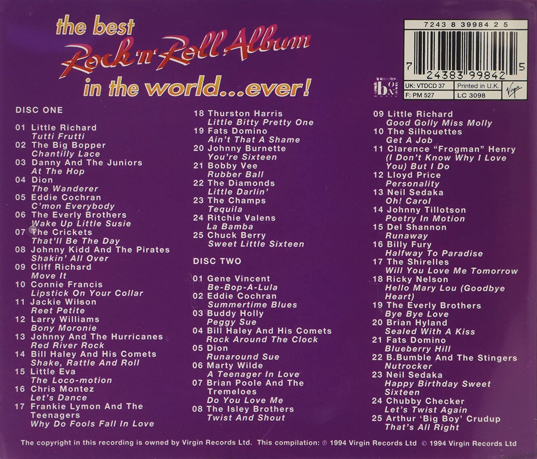 Das beste Rock'n'Roll-Album der Welt ... aller Zeiten! [Audio-CD]