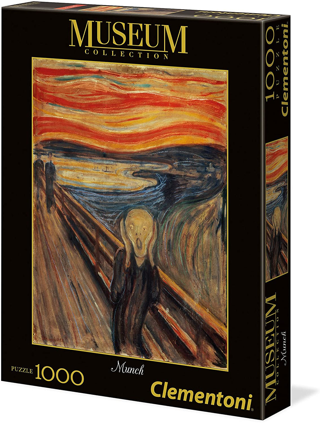 Clementoni 39377-Museum Collection Puzzle für Kinder und Erwachsene-Munch