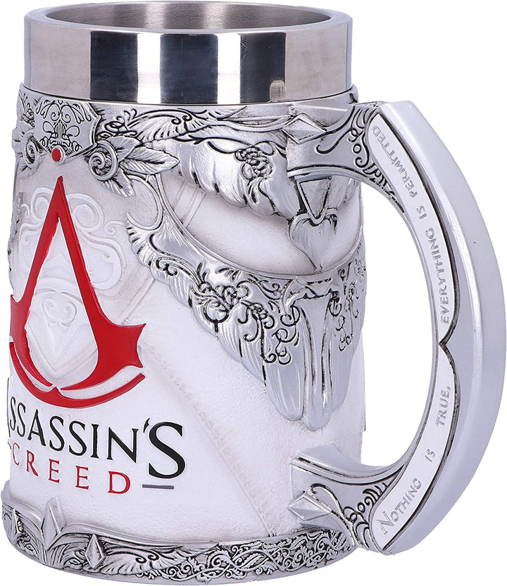 Nemesis Now B5296S0 Offiziell lizenzierter Assassins Creed White Game Krug, Resi