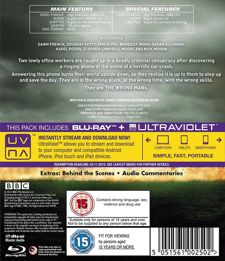 The Wrong Mans – Serie 1 – Drama [Blu-ray]