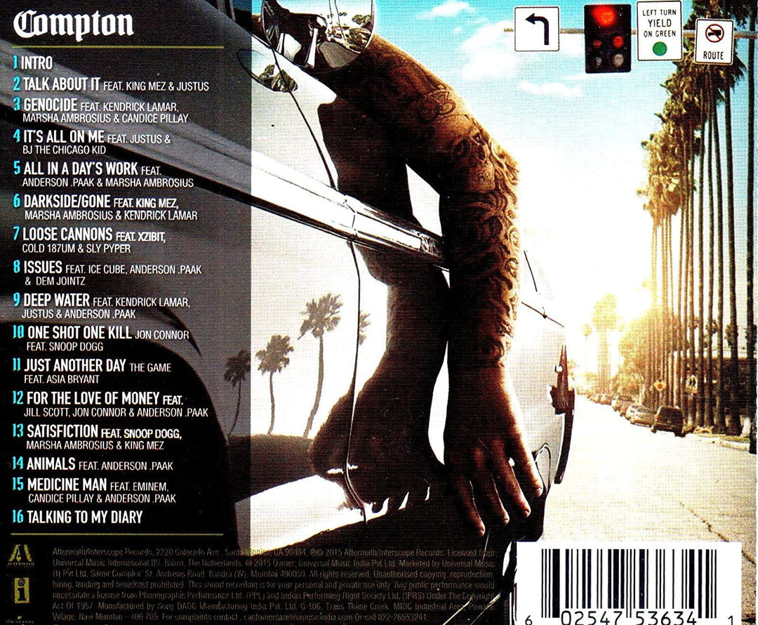 Comptonexplicit_lyrics - Dr. Dre [Audio CD]