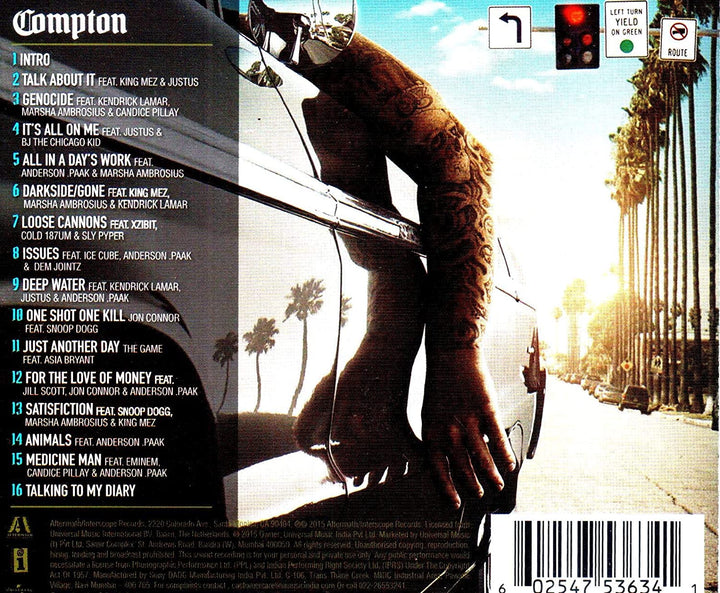Comptonexplicit_lyrics - Dr. Dre [Audio CD]