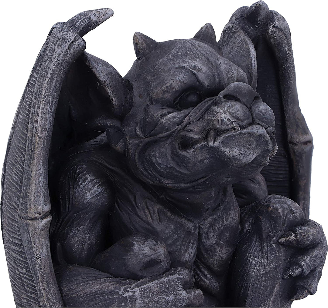 Nemesis Now Hugo Dark Black Grotesque Gargoyle Figur, 12,5 cm