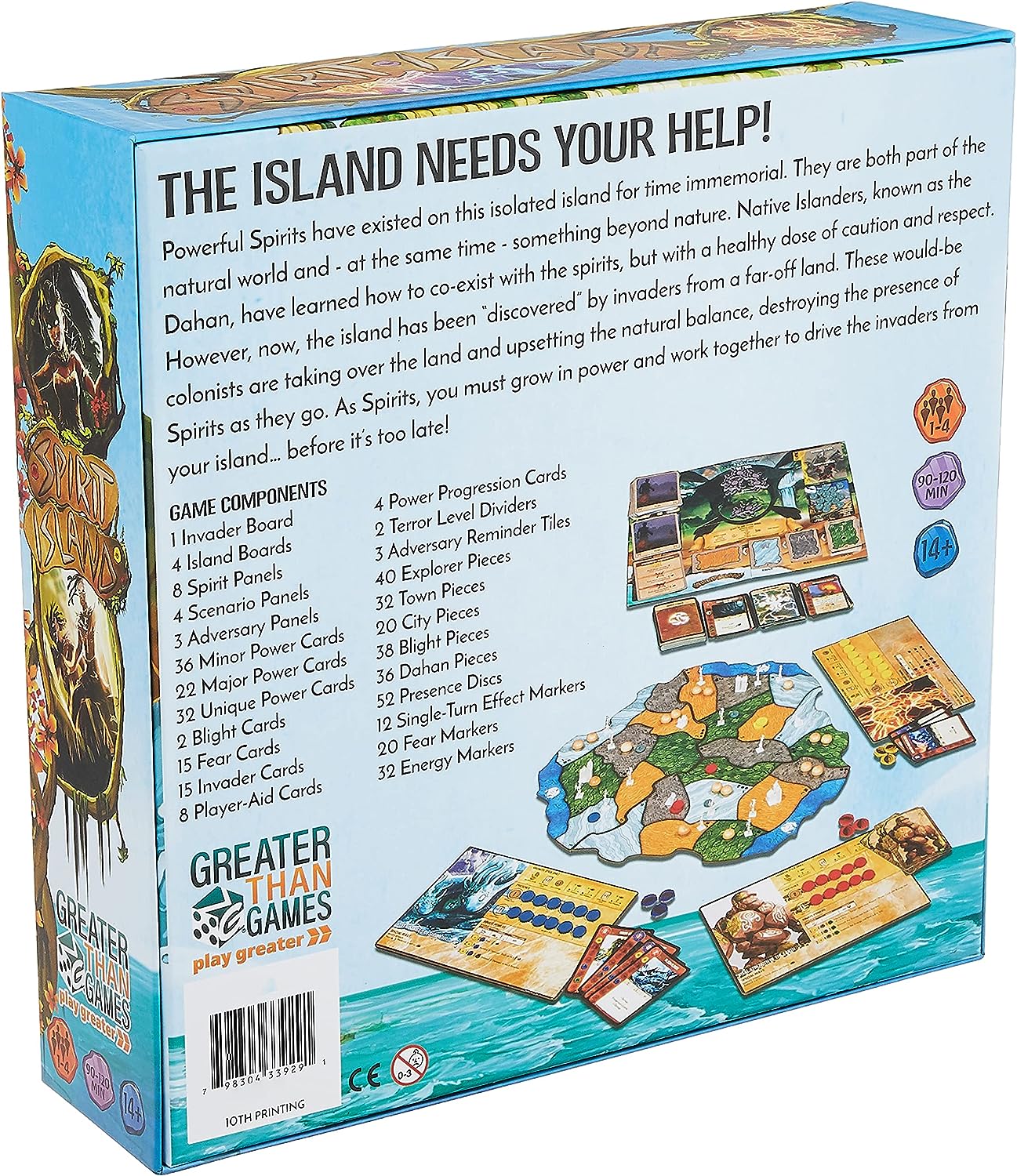 Greater Than Games Spirit Island Board Game 3