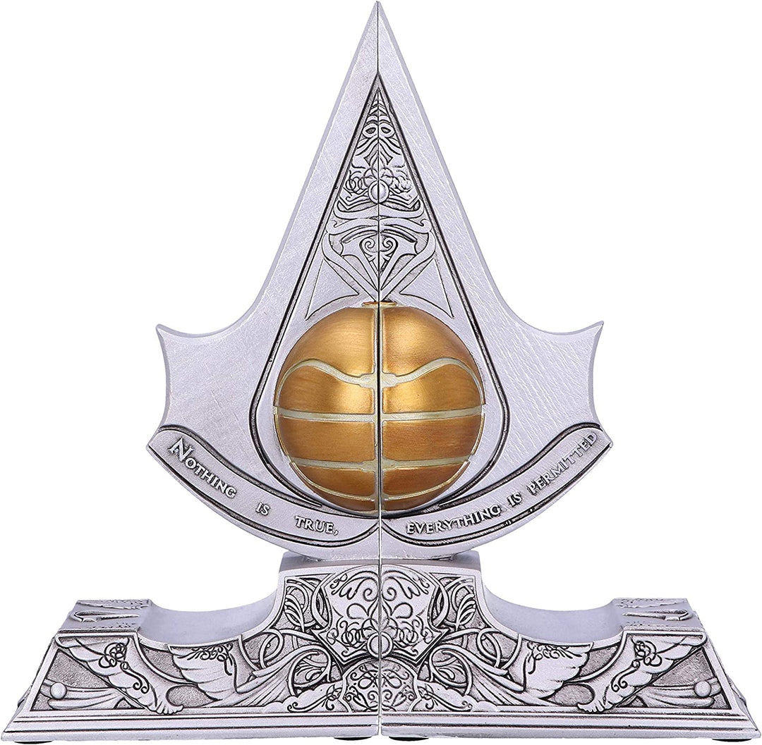 Nemesis Now offiziell lizenzierte Assassin's Creed Apple of Eden Buchstützen aus Kunstharz, S
