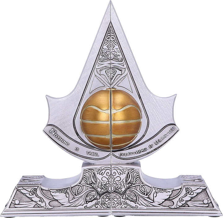 Nemesis Now offiziell lizenzierte Assassin's Creed Apple of Eden Buchstützen aus Kunstharz, S