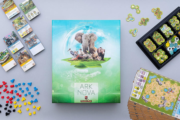 Feuerland Spiele | Ark Nova | Brettspiel | Ab 14 Jahren | 1-4 Spieler | 90-150 Minuten