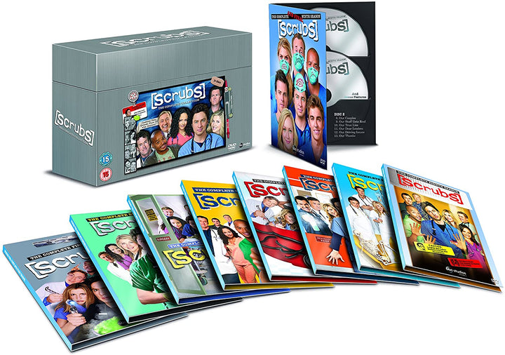 Scrubs – Komplette Sammlung: Staffel 1–9 – Sitcom [DVD]