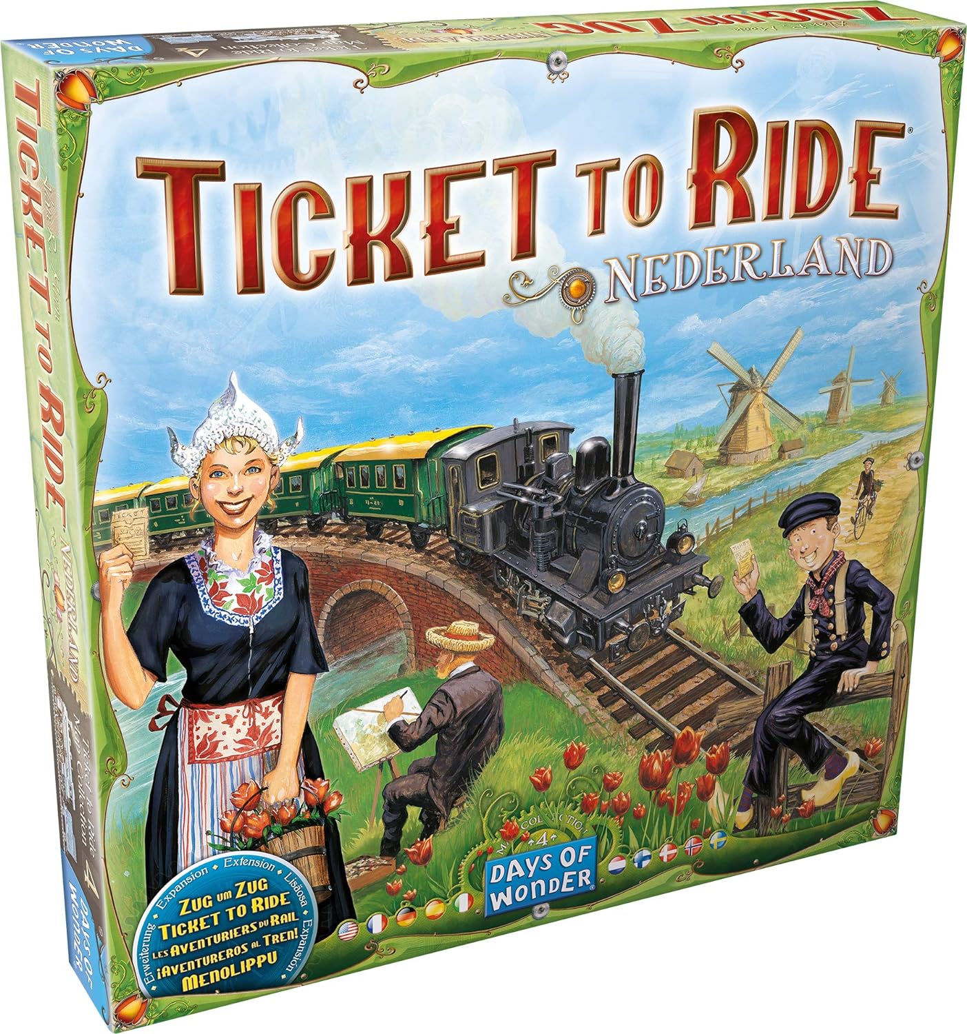 Days of Wonder Ticket to Ride Nederland Board Game Expansion