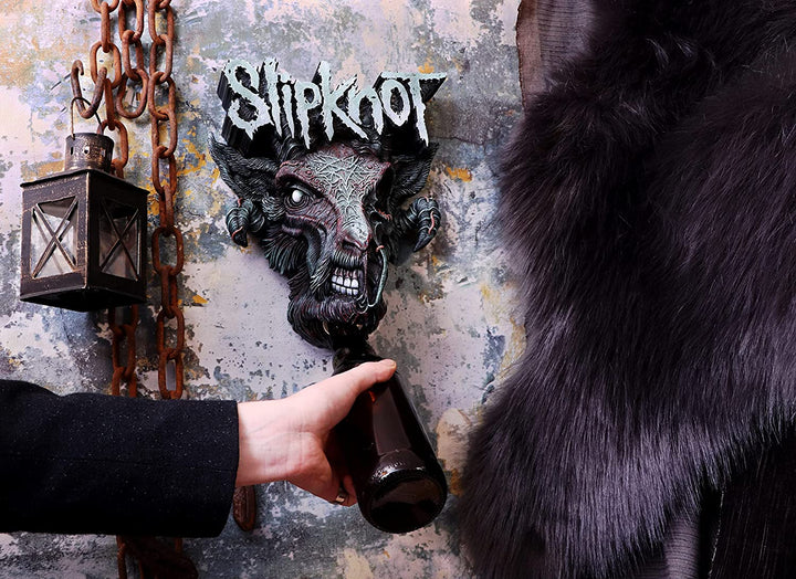 Nemesis Now offiziell lizenzierte Slipknot Infected Goat Logo Wandflasche