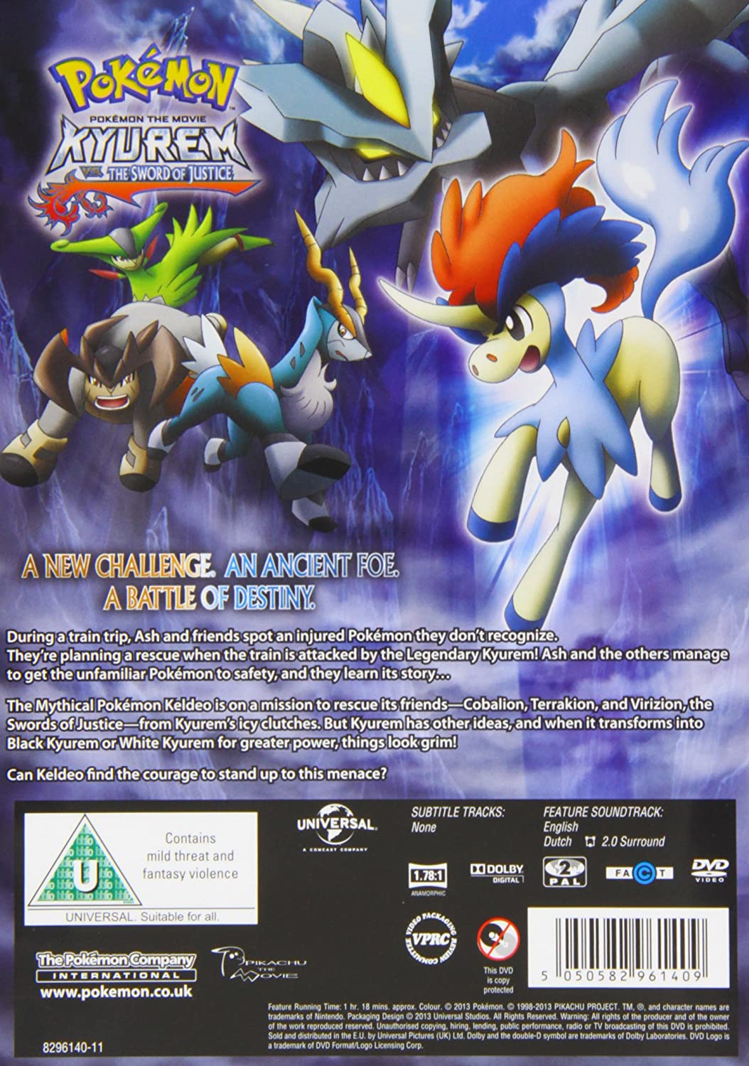 Pokémon: Kyurem gegen das Schwert der Gerechtigkeit – Abenteuer/Familie [DVD]