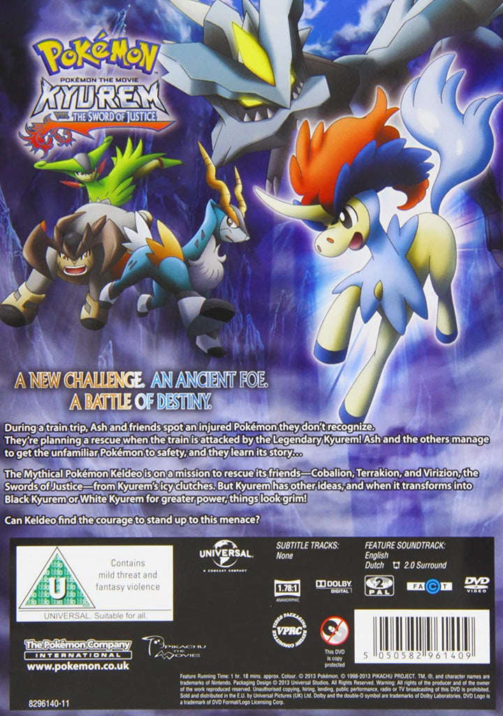 Pokémon: Kyurem gegen das Schwert der Gerechtigkeit – Abenteuer/Familie [DVD]